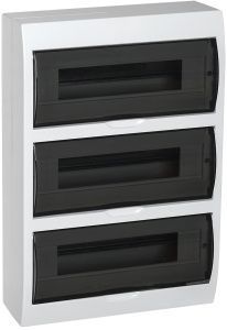 KREPTA 3 Корпус пластиковый ЩРН-Пк-45 IP41 белый IEK MKP12-N-04-45-41