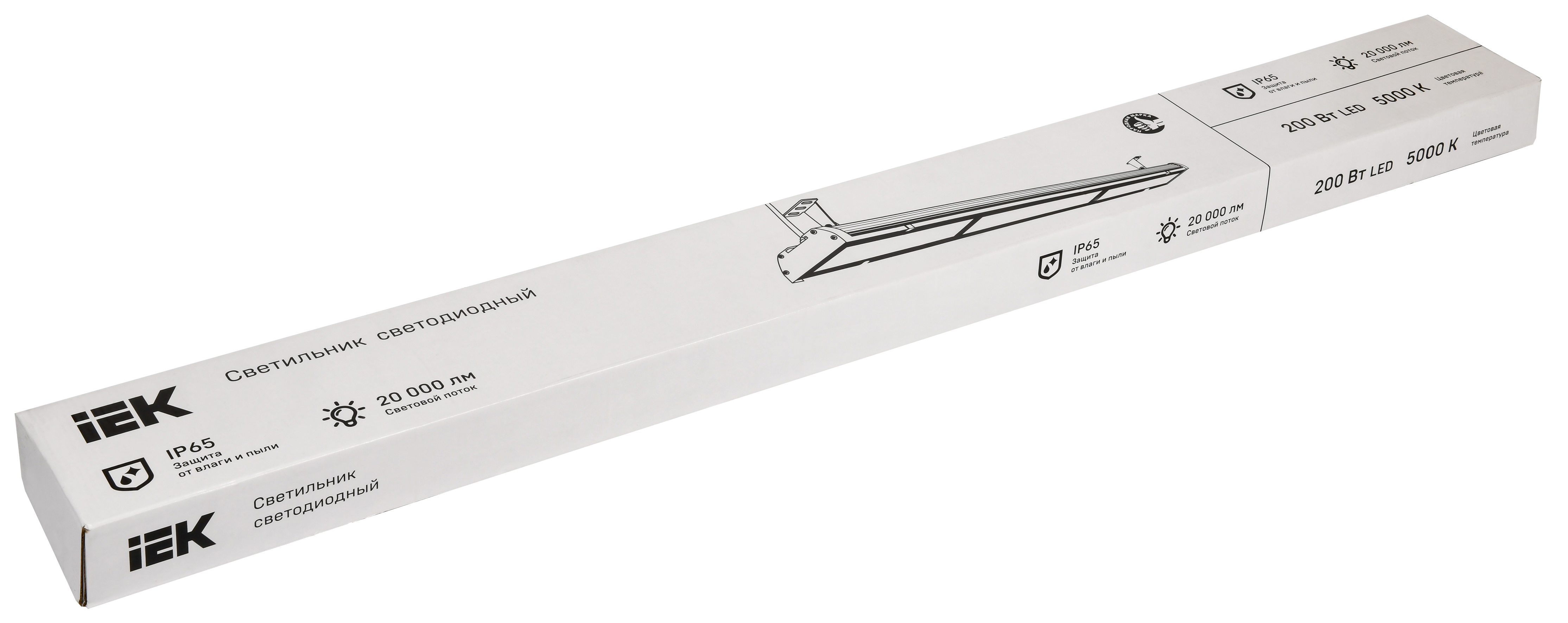 LIGHTING Светильник светодиодный ДСП 7021 200Вт 5000К IP65 IEK - Фото 2