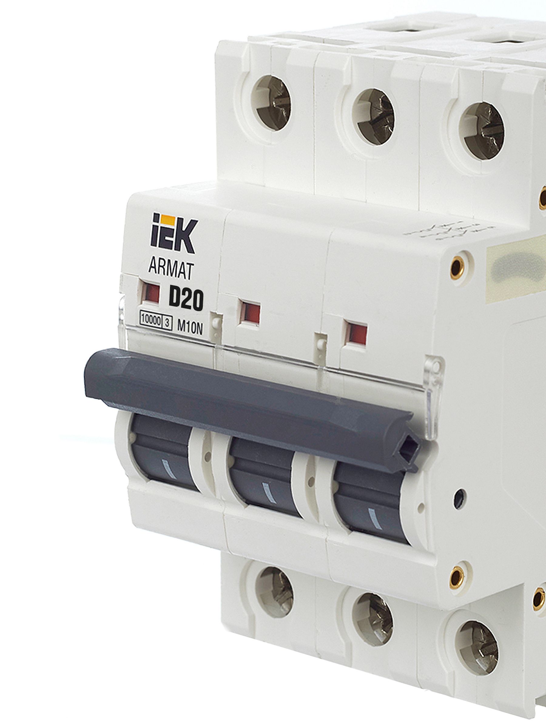 ARMAT Автоматический выключатель M10N 3P D 20А IEK - Фото 6