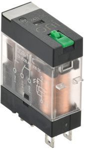 Реле общего назначения OGR-1 1C 24В DC со светодиодом и тестовой кнопкой ONI OGR-1-1C-DC24V-L-B