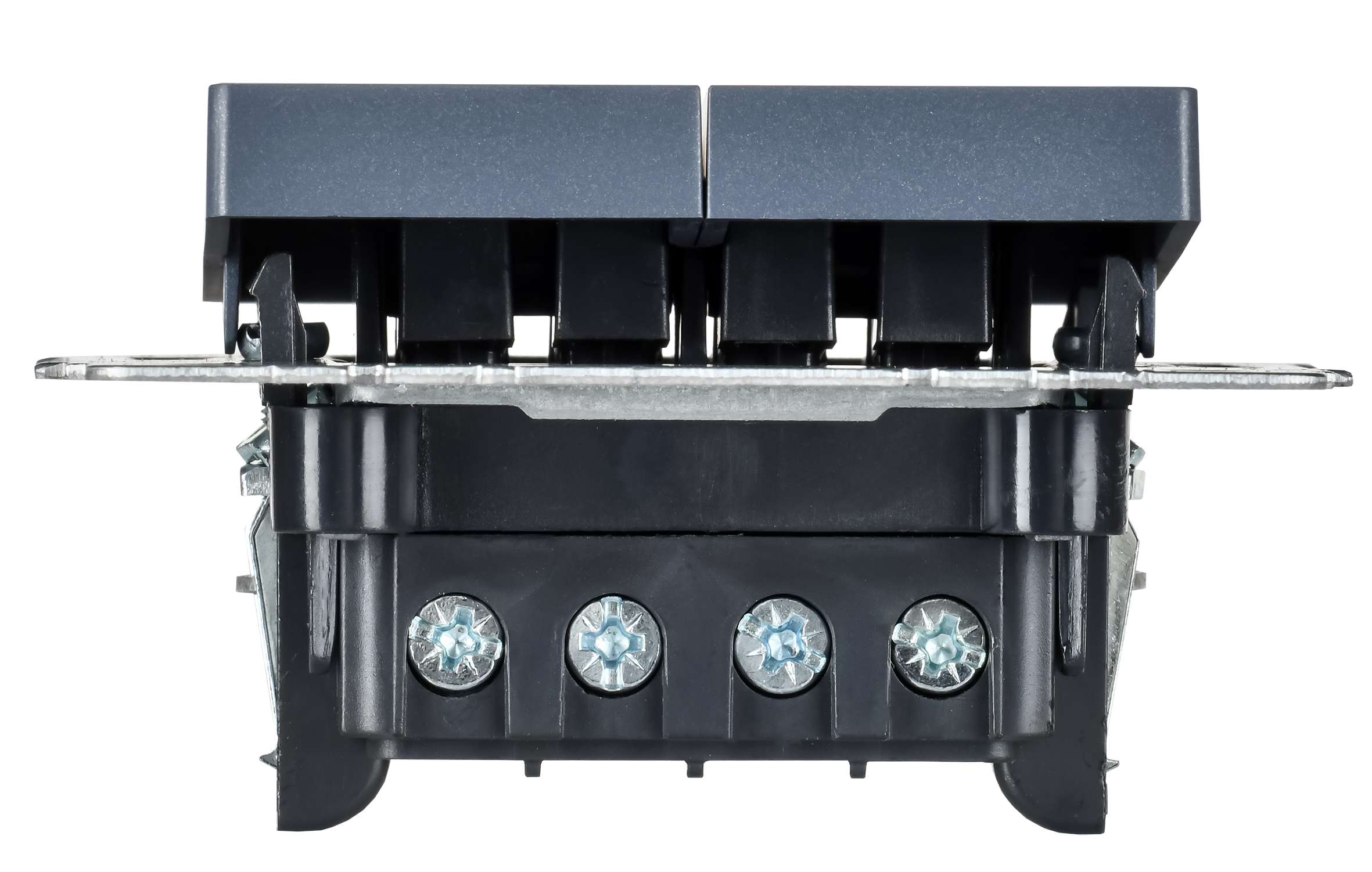 BRITE Выключатель 2-клавишный перекрестный 10А ВС10-2-3-БрМ маренго IEK - Фото 5