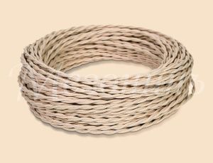 Провод монтажный витой ПВХ 3х1,5мм, цвет - слоновая кость (бухта 5м), ТМ "МЕЗОНИНЪ" GE70113-02 GE70103-02