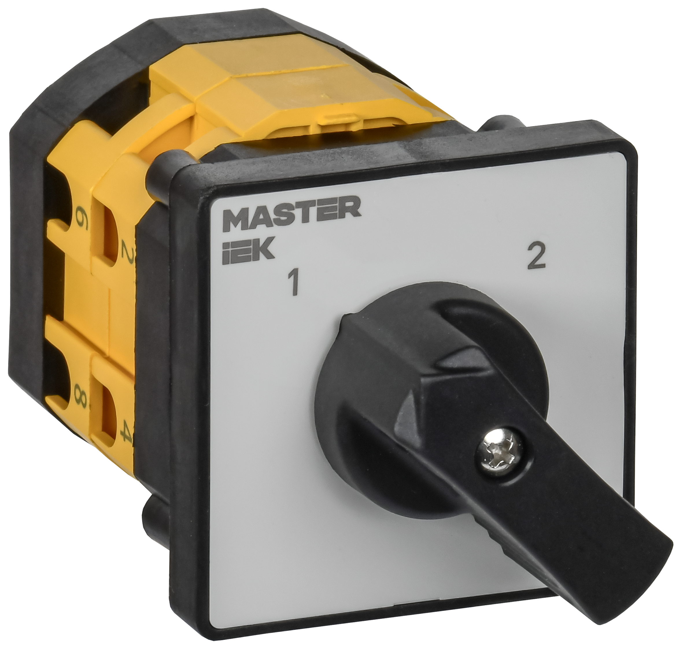 Переключатель кулачковый стандартная рукоятка 16А схема 55 IEK MI-CS10-016-055