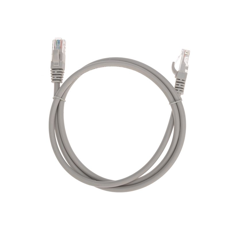 Патч-корд U/UTP, CAT 6, RJ45-RJ45, 26AWG, LSZH, серый, 1м REXANT 02-0290-1