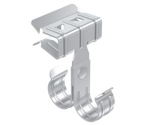 Зажим балочный 8-14 мм под трубу двойной 20 мм TDZ EKF ZB8-14-Tr20W