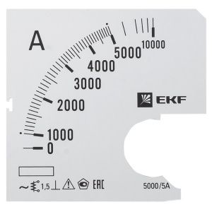 Шкала сменная для A721 5000/5А-1,5 EKF