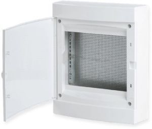 Щит слаботочный навесной "Unix" белая дверь 2 габарит 361x287x112 IP40 ux-2m-nw