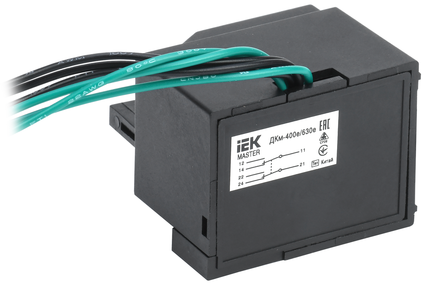 Контакт дополнительный ДКм-400е/630е (ДКм-39) для ВА88-39 MASTER с электронным расцепителем IEK