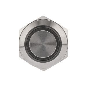 Кнопка  антивандальная Ø12 12В Б/Фикс (2с) (ON)-OFF синяя (A-12-C2) REXANT (в упак. 1шт.) - Фото 3