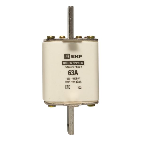 Плавкая вставка ППН-37 400/63А габарит 2 EKF - Фото 4