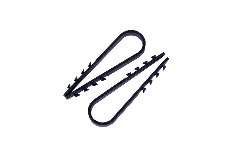 Дюбель-хомут нейлоновый 11-18 мм, черный (100 шт/уп) PROconnect 07-4522