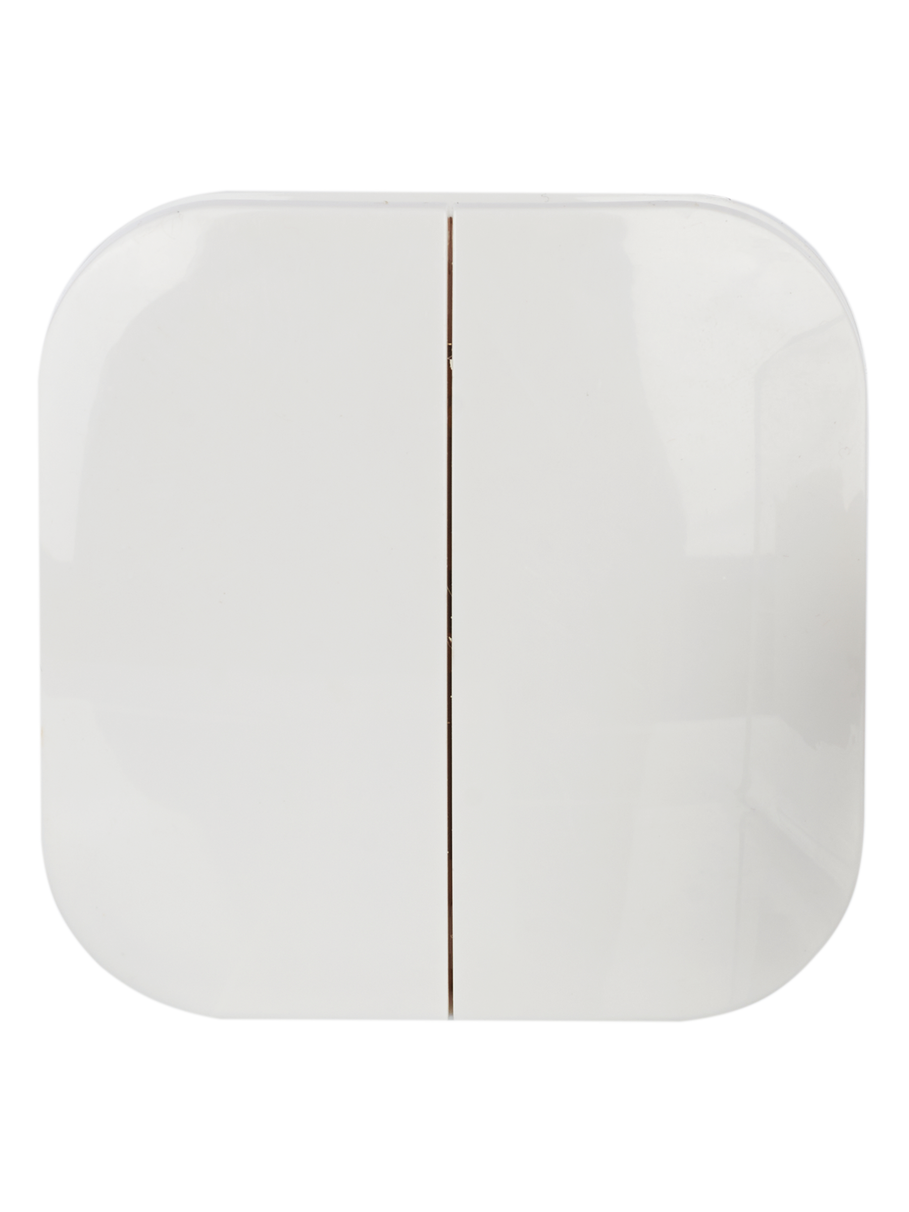 GLORY Выключатель 2-клавишный для открытой установки 10А ВС20-2-0-ХБ белый IEK - Фото 3