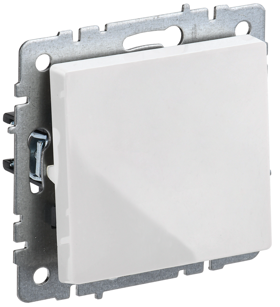 BRITE Выключатель 1-клавишный перекрестный 10А ВС10-1-3-БрБ белый IEK BR-V13-0-10-K01