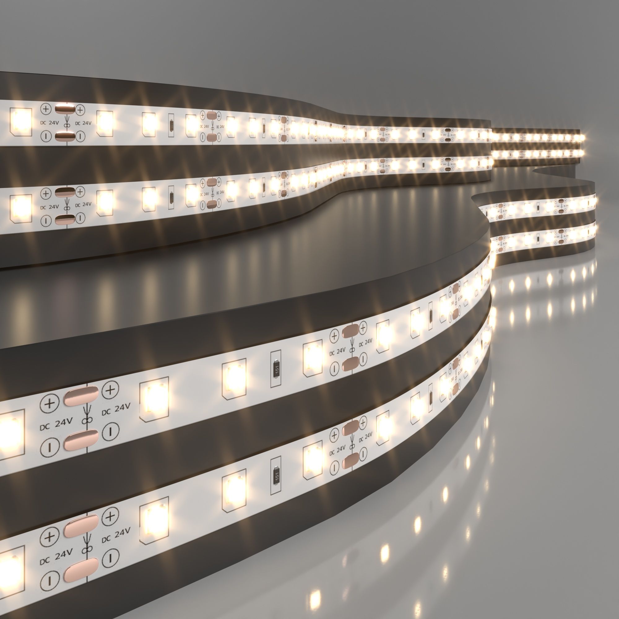 Лента светодиодная 24V 4,8W 60Led 2835 IP20 теплый белый, 5м Elektrostandard