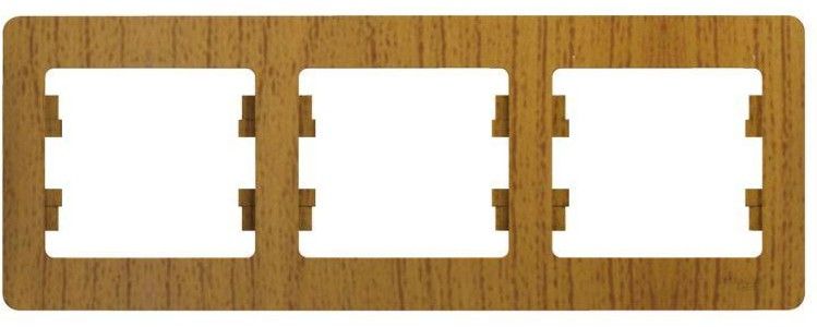 Рамка 3-м Glossa горизонт. дерево дуб SE GSL000503