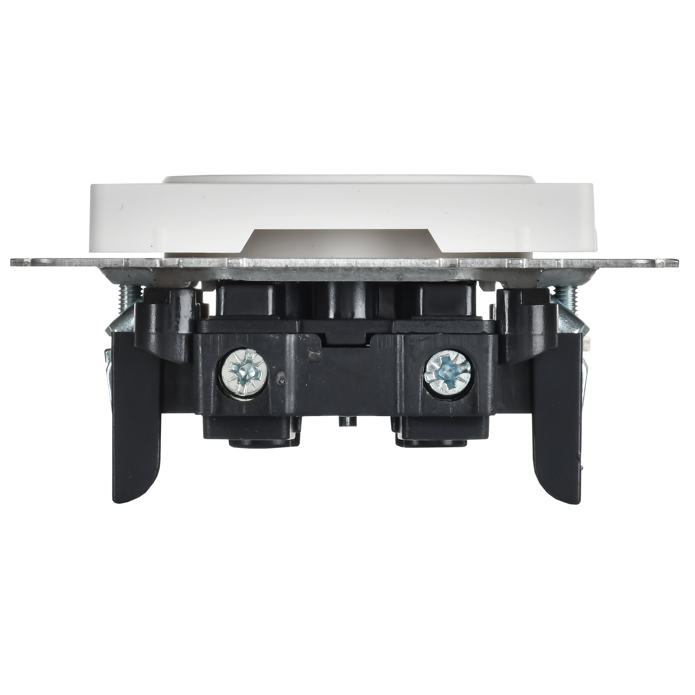 BRITE Розетка 1-местная без заземления с защитными шторками 10А РСш10-2-БрАБ арктический белый IEK - Фото 4