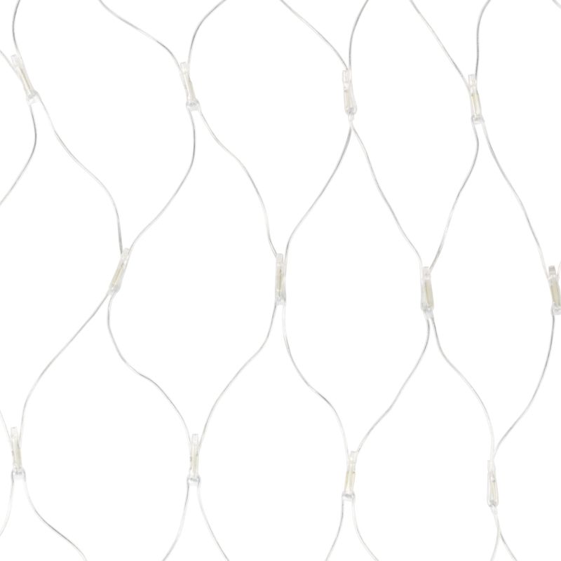 Гирлянда светодиодная Сеть 2х1,5м 288 LED ТЕПЛЫЙ БЕЛЫЙ прозрачный ПВХ IP65 свечение с динамикой 230В блок в комплекте NEON-NIGHT - Фото 3