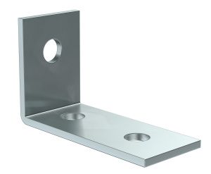 Уголок крепежный одинарный удлиненный для STRUT-профиля EZ IEK CLM50D-UOS-092-40