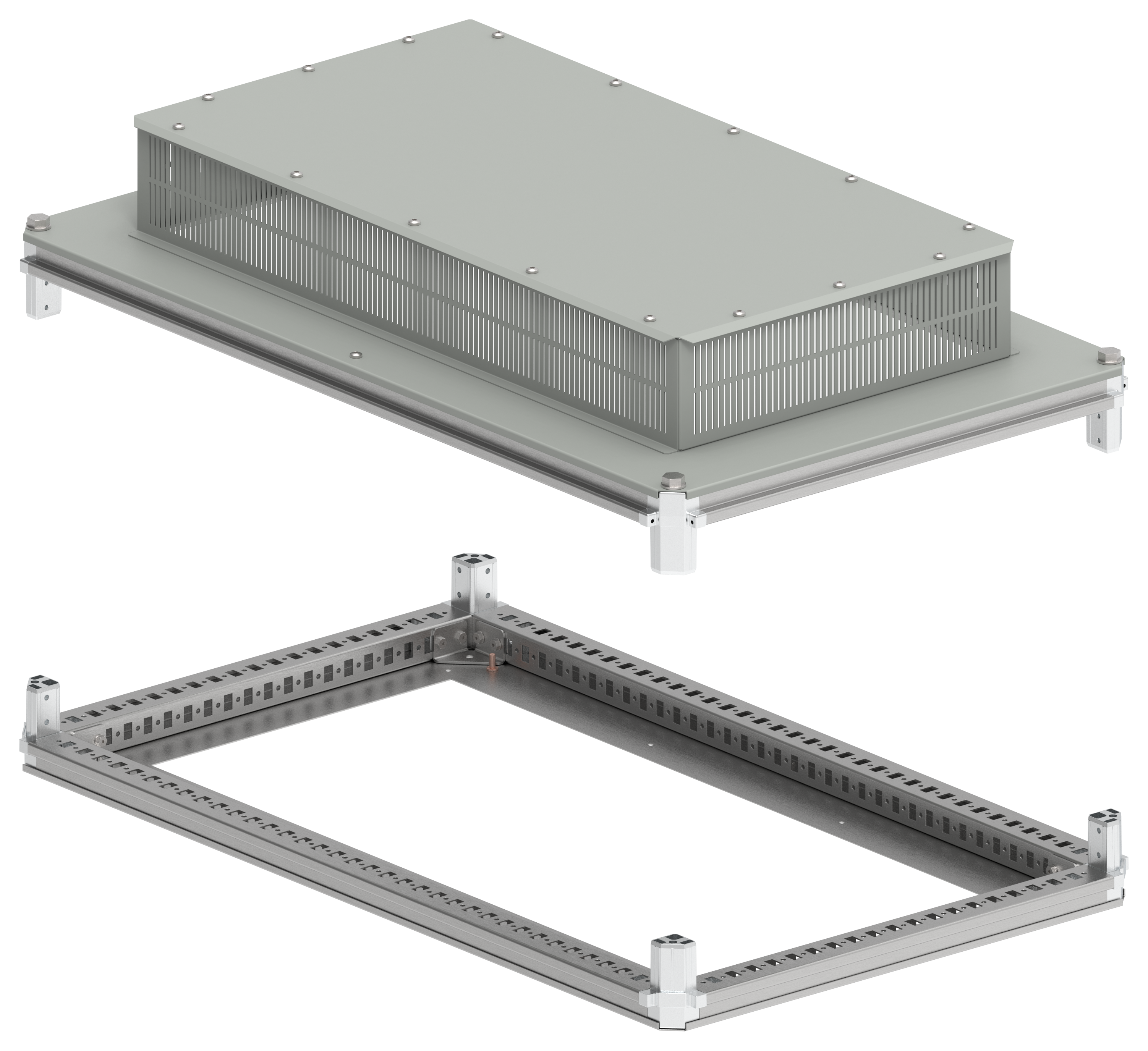 FORMAT Крыша и основание (под фланец) 600х1000мм IP31 IEK FO-00-KOF-060-100-31