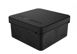 Коробка для прямого монтажа о/п 80х80х40 IP67 ЧЕРНАЯ безгалог (HF) атмосферост. (60 шт.) GREENEL PRO GE42435-05