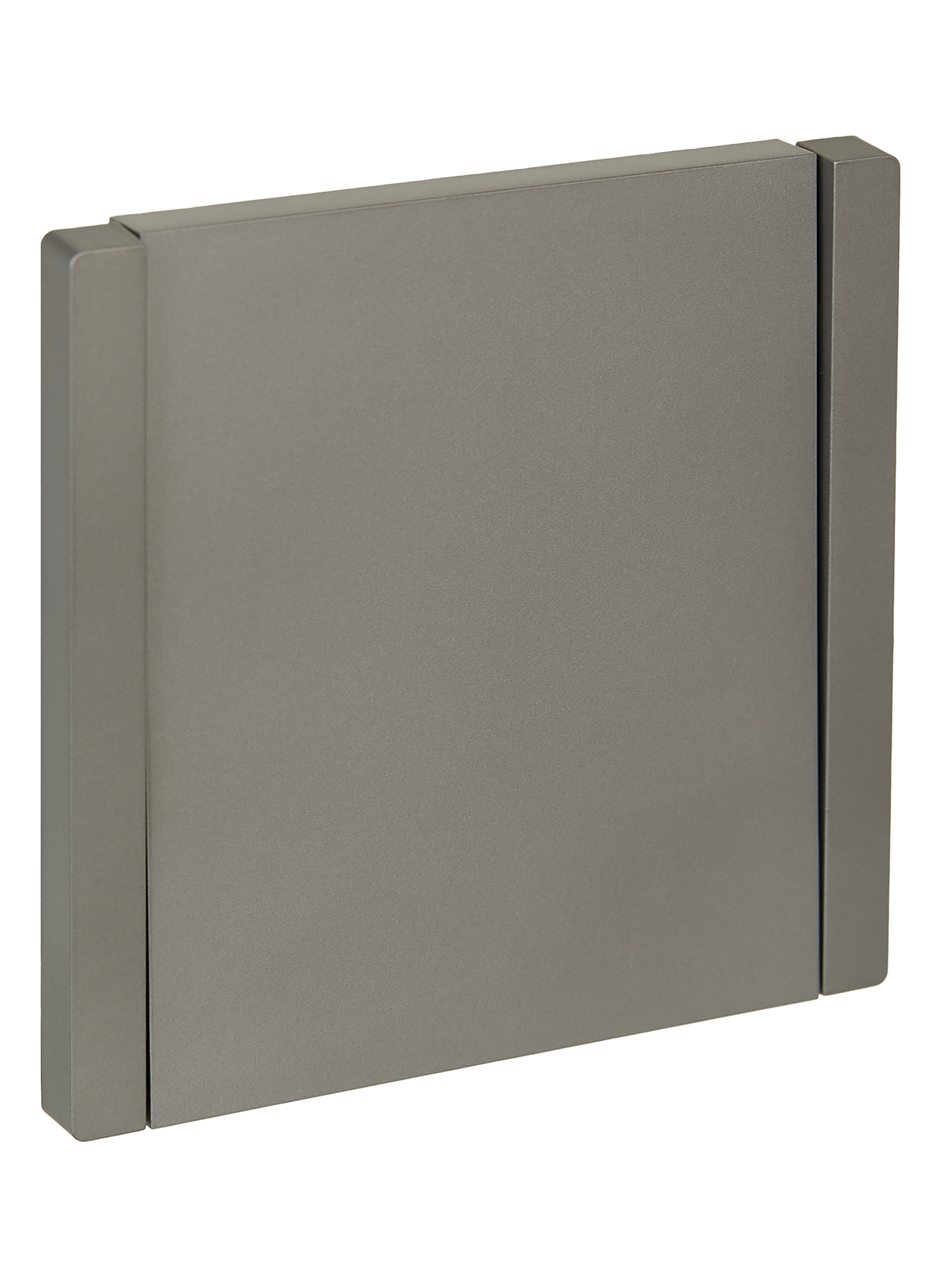 FORTE&PIANO Выключатель 1-клавишный перекрестный 10А FP512 сталь IEK FP-V13-0-10-1-K46