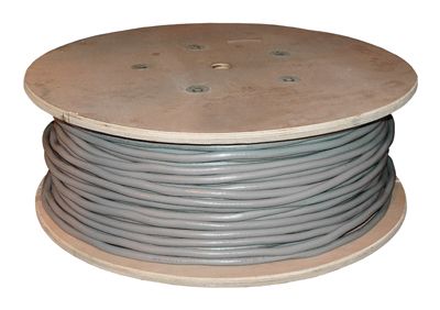 Кабель витая пара F/UTP, CAT 5е, PVC, 10PR, 24AWG, INDOOR, SOLID, серый, 305м, РФ REXANT - Фото 2