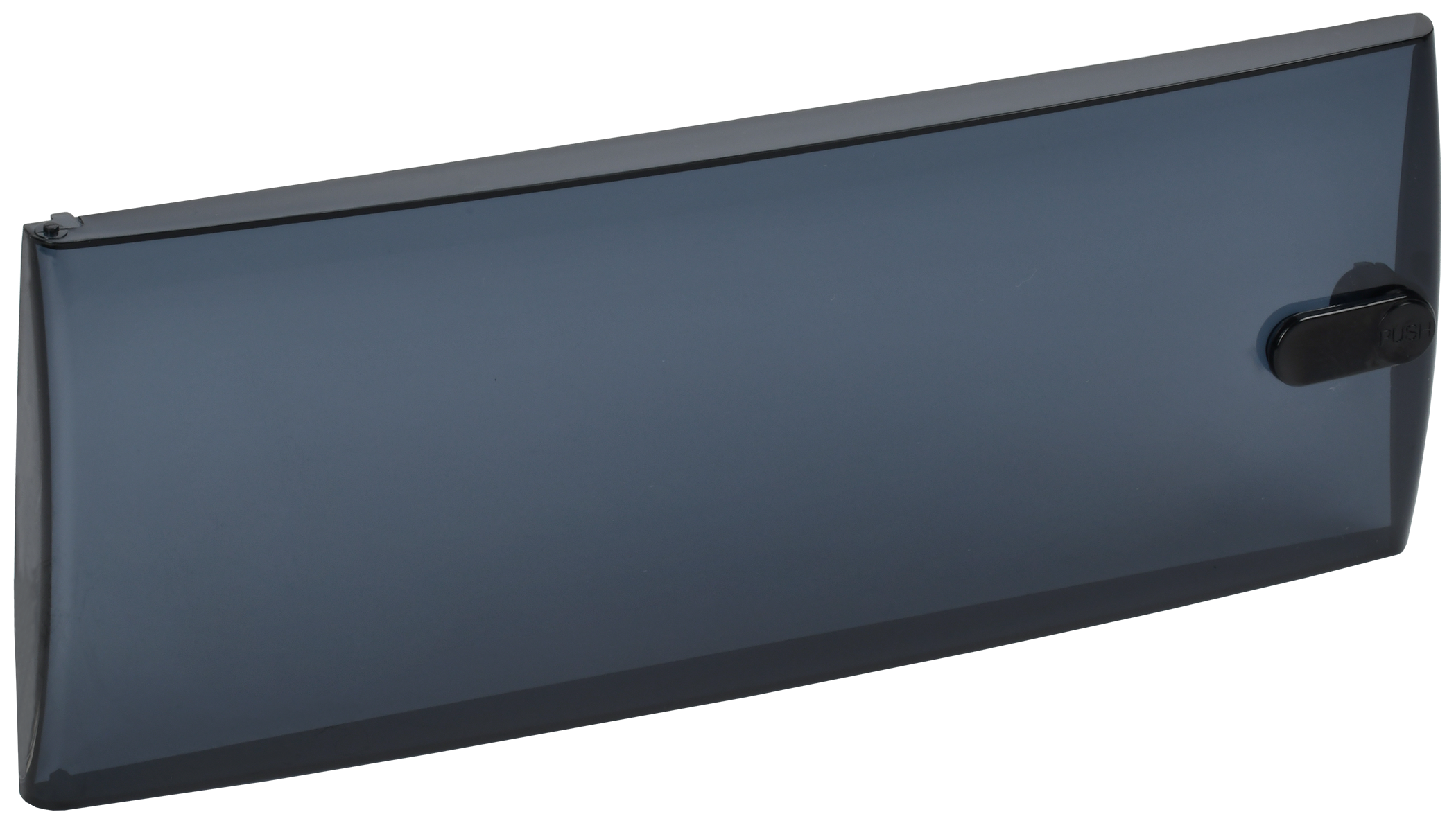 TEKFOR Дверца для корпуса пластикового ЩРН(В)-П-12 IP41 черная прозрачная IEK TF-KP12D-DV-12-K02