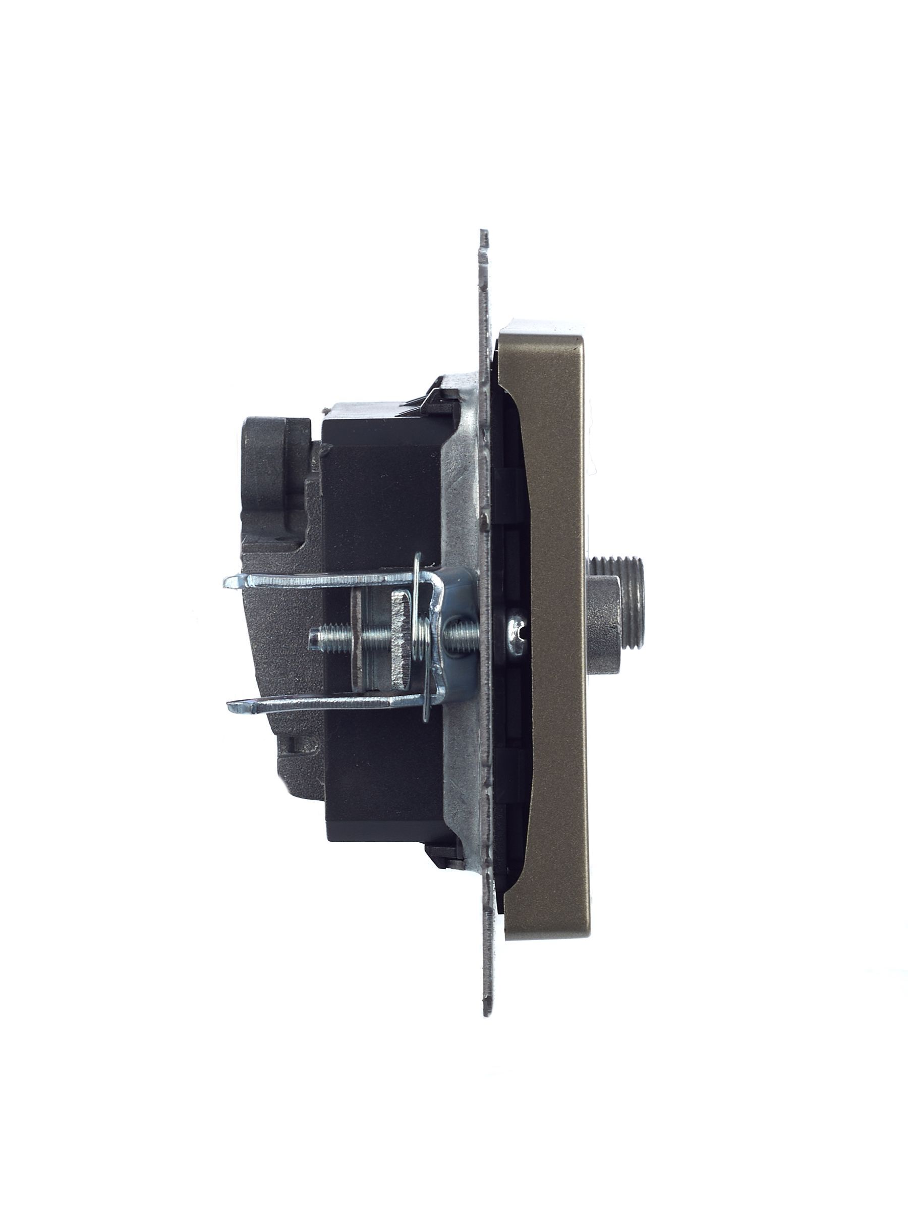 BRITE Розетка двойная TV+SAT РТВ/РСп12-БрШ шампань IEK - Фото 7