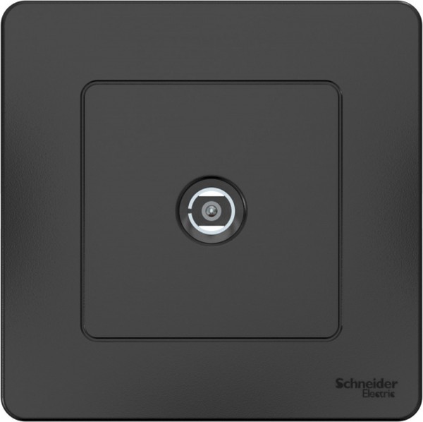 Розетка телевизионная TV 1-м СП Blanca коннектор антрацит SE BLNTS000016 - Фото 3