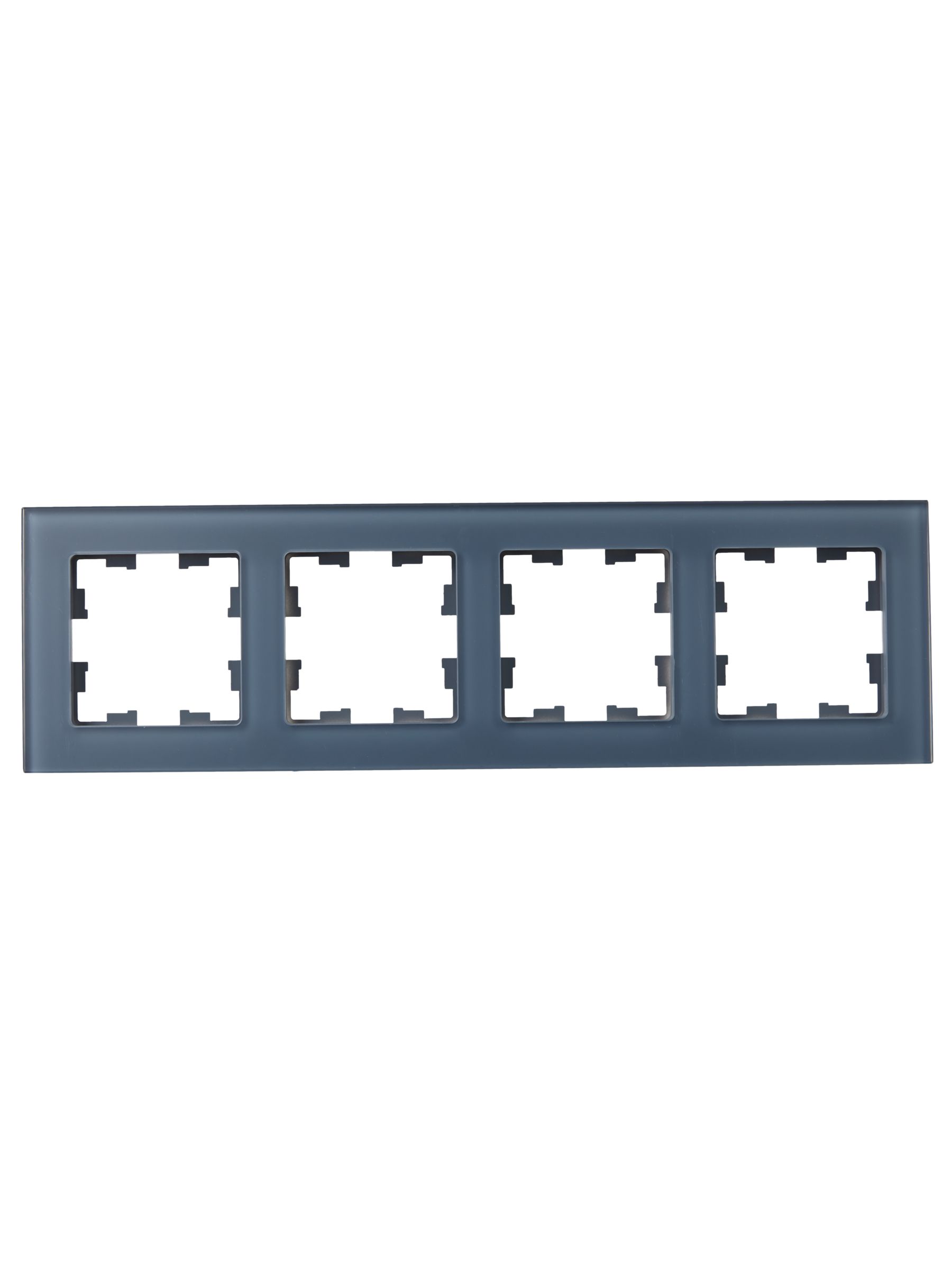 BRITE Рамка 4-местная РУ-4-2-Бр стекло маренго матовый IEK - Фото 4