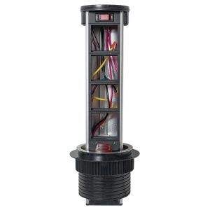 Встраиваемая мини-колонна с беспроводной зарядкой 15Вт, 8 модулей C-Line cl-vmkwс-8-s