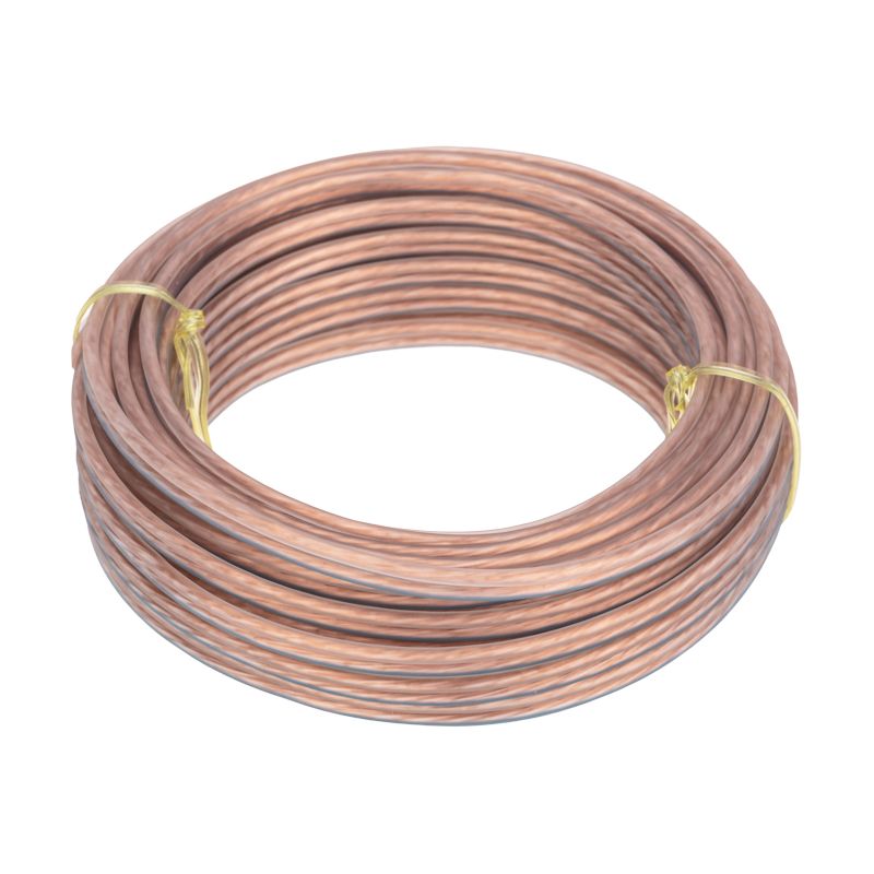 Кабель акустический 2х0,75мм², прозрачный BLUELINE, мини-бухта 10м REXANT - Фото 3