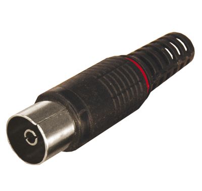 TV-разъем гнездо без пайки черный PROconnect 05-2044-2