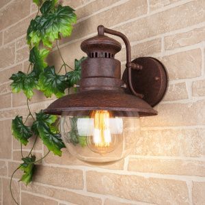 Светильник уличный настенный Talli D GL брауни GL 3002D Elektrostandard a038481