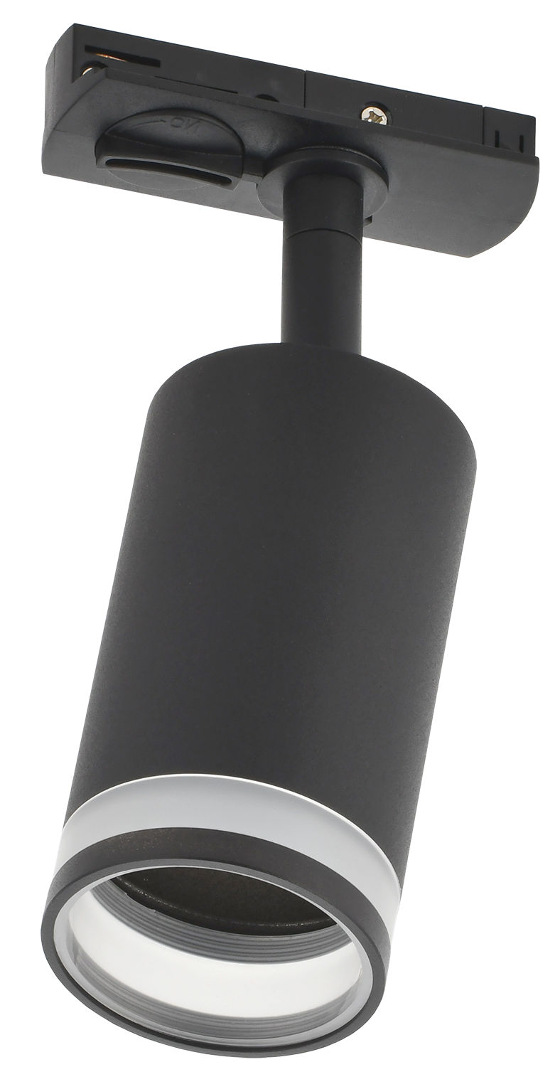 LIGHTING Светильник 4116 декоративный трековый поворотный под лампу GU10 черный IEK LT-USB0-4116-GU10-1-K02