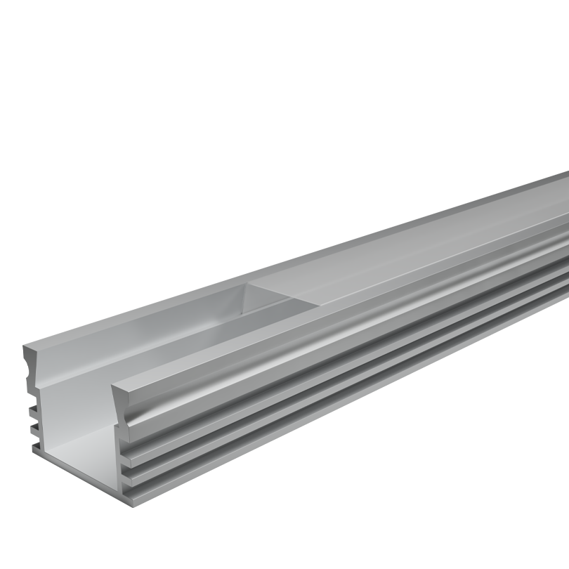 Профиль алюминиевый накладной WOLTA WAP-S-16/12/2000-A серый, 12х16х2000 мм готовый комплект WAP-S-16/12/2000-A