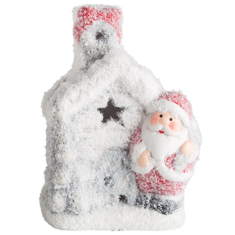 Керамическая фигурка Домик 8x7x11 см - Фото 4