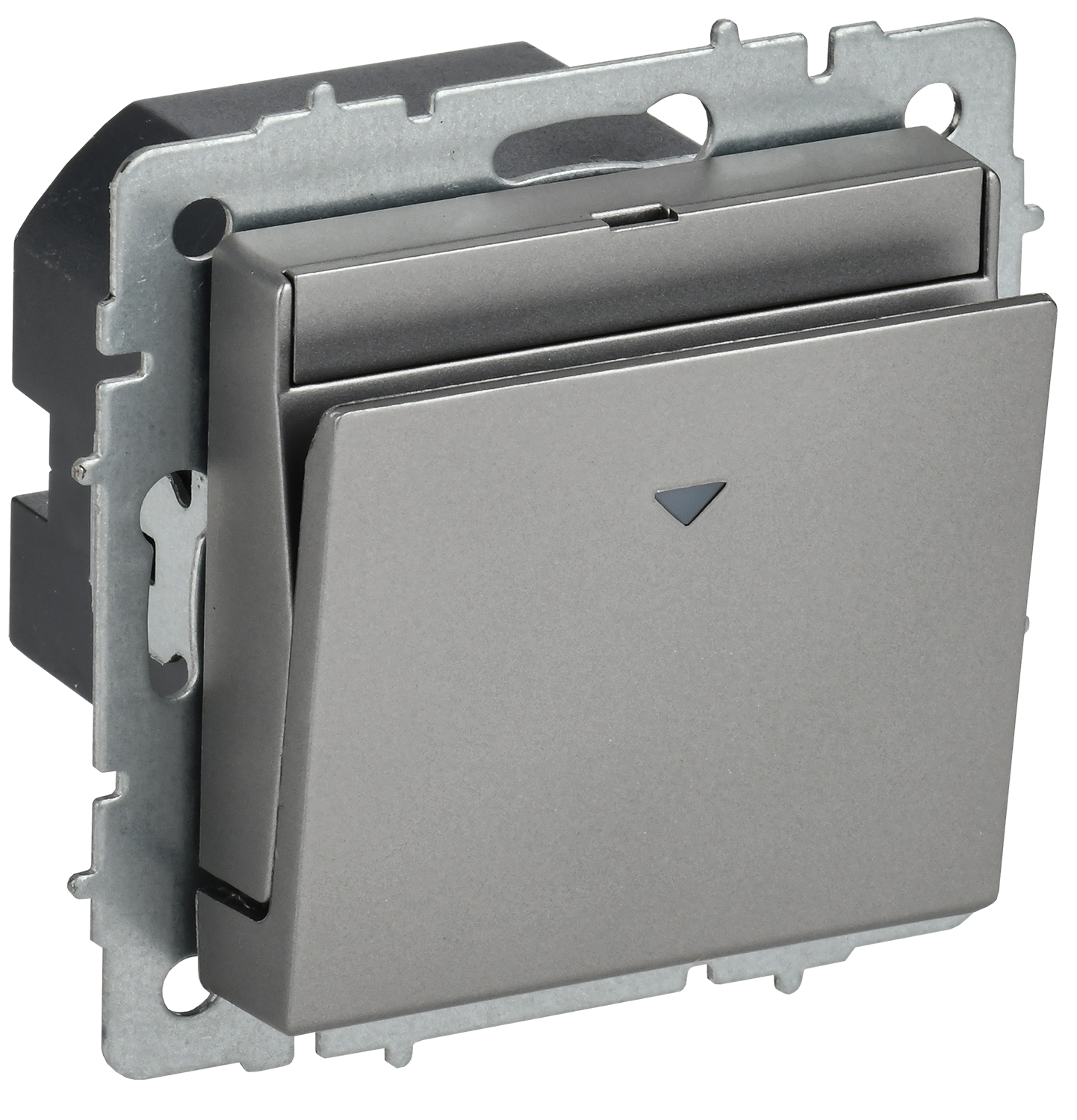 BRITE Выключатель карточный 30А ВС10-1-8-БрС сталь IEK BR-V11-0-10-K46