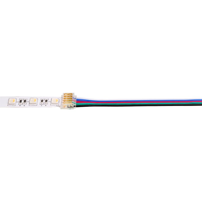 Коннектор WOLTA WLS-5PIN-RGBW-12MM-1 выводной для ленты SMD RGBW шириной 12мм, провод 10см. Цена за 1 шт., мин. кратность 3 шт. - Фото 2