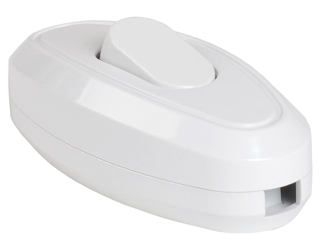 Выключатель 1-клавишный разборный для бра ВБ-01Б белый IEK EVB10-K01-10