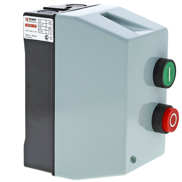 Пускатель в корпусе КМЭ 9А 400В с РТЭ Ir-7-10А и индик. IP65 EKF - Фото 15