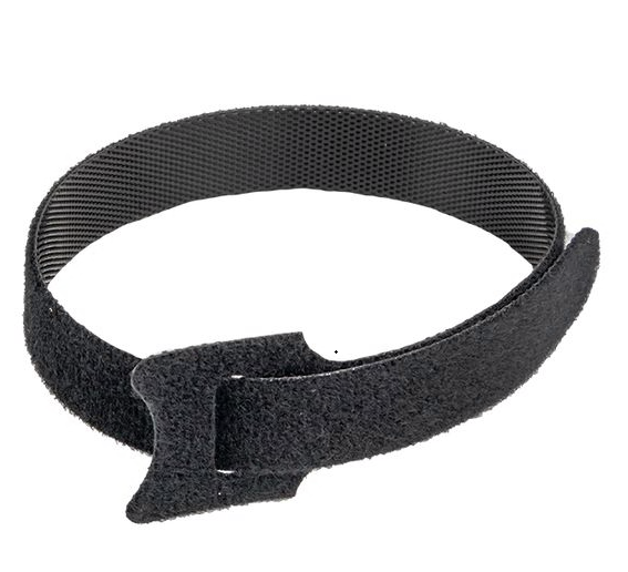 Хомут-липучка 14х310 мм черный (20 шт) EKF hlct-3-b