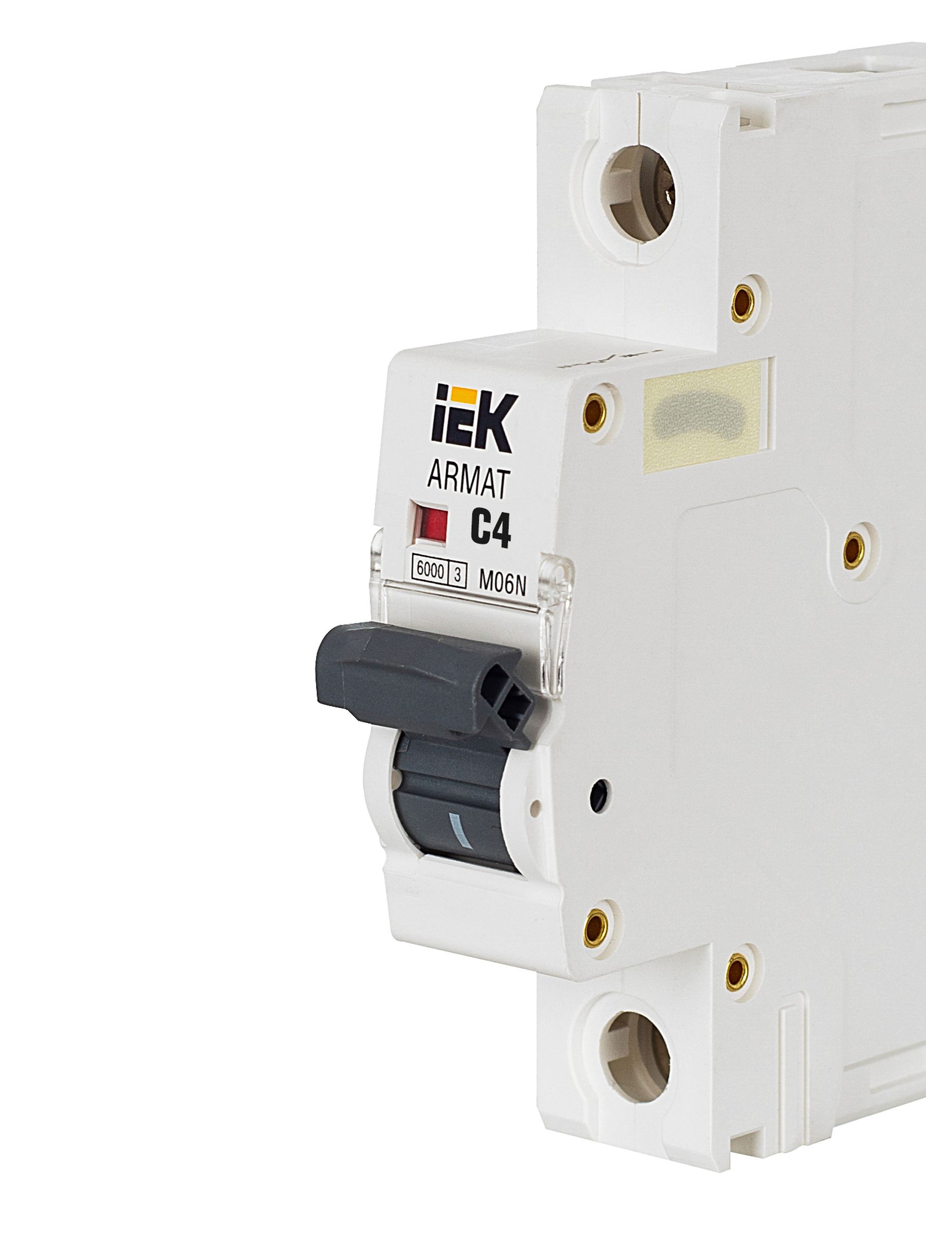 ARMAT Автоматический выключатель M06N 1P C 4А IEK - Фото 6