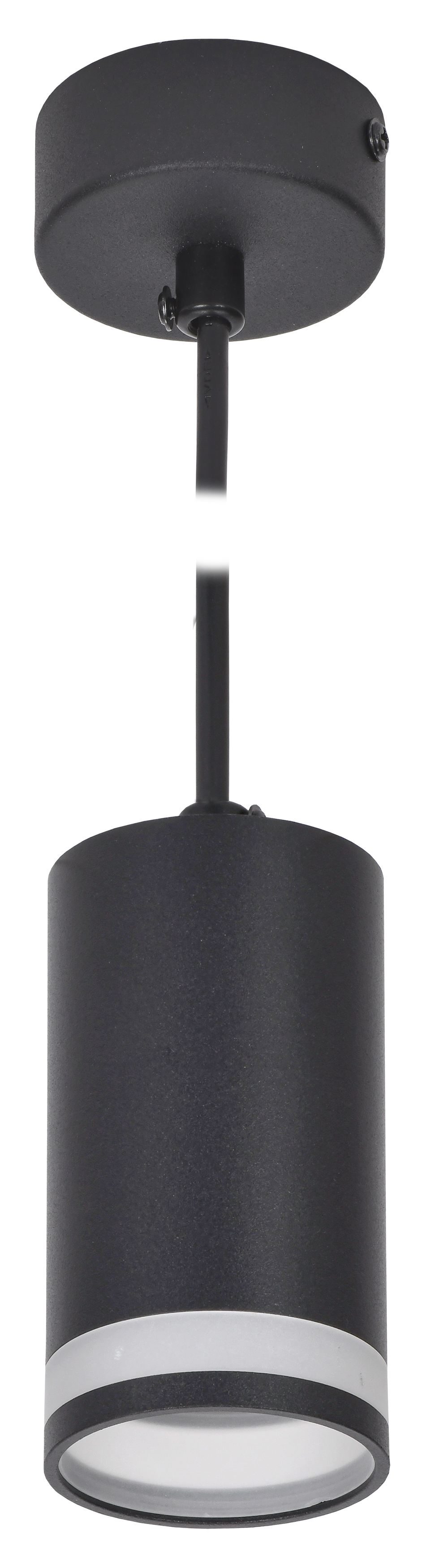 LIGHTING Светильник 4007 подвесной под лампу GU10 черный IEK