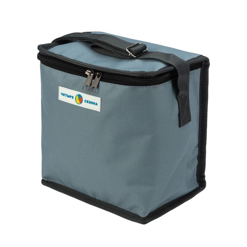 Сумка-холодильник (термосумка) 6л, 2 слоя утепления ЧЕТЫРЕ СЕЗОНА 80-0281
