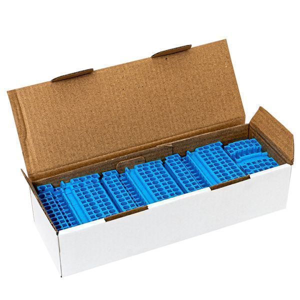 Колодка клеммная пружинная ST-2.5 28А 3 вывода синяя EKF - Фото 2