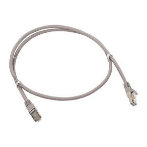 Патч-корд TERACOM PRO Cat.5E экран. FTP LSZH серый (2,0м) TRP-5EFTP-LSH-2M-GY