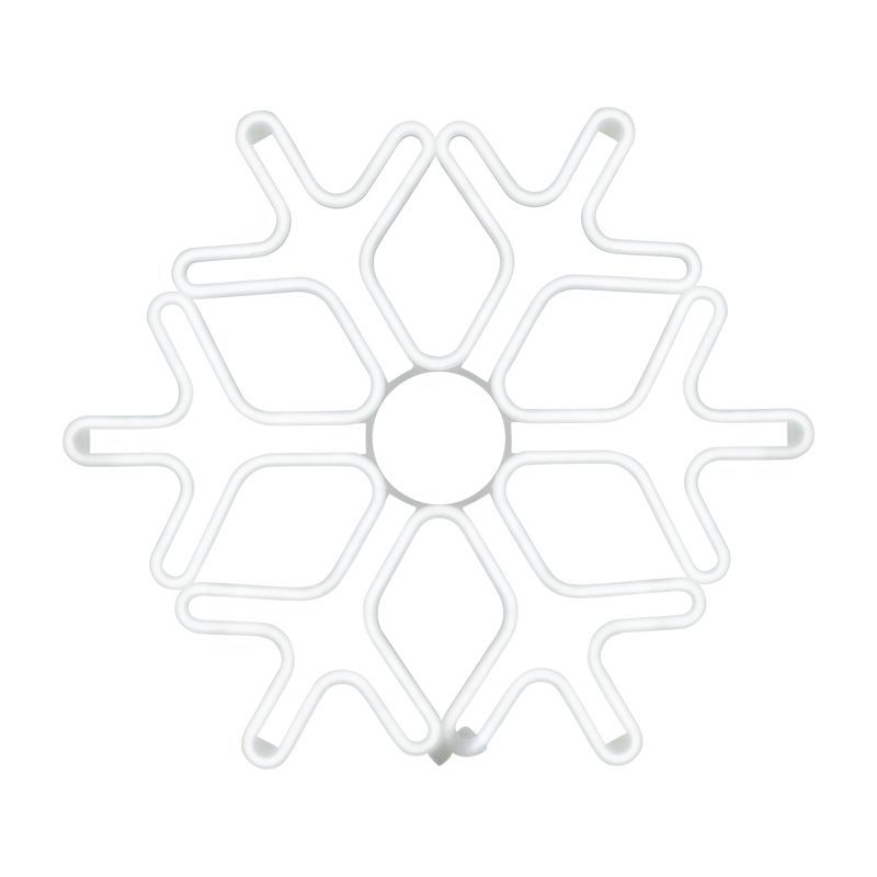 Фигура Снежинка из гибкого неона, 60х60 см, цвет свечения синий NEON-NIGHT 501-343