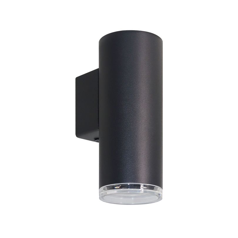 Настенный светильник WOLTA WSL-GU10/W14B AQUA под лампу GU10 IP44 Чёрный матовый φ55*145*80mm WSL-GU10/W14B