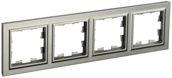 BRITE Рамка 4-местная РУ-4-БрШ шампань IEK BR-M42-K37